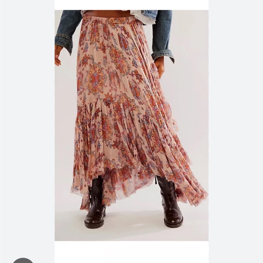 Free People one clover maxi skirt